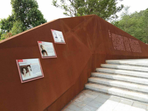 峄城耐候钢挡土墙